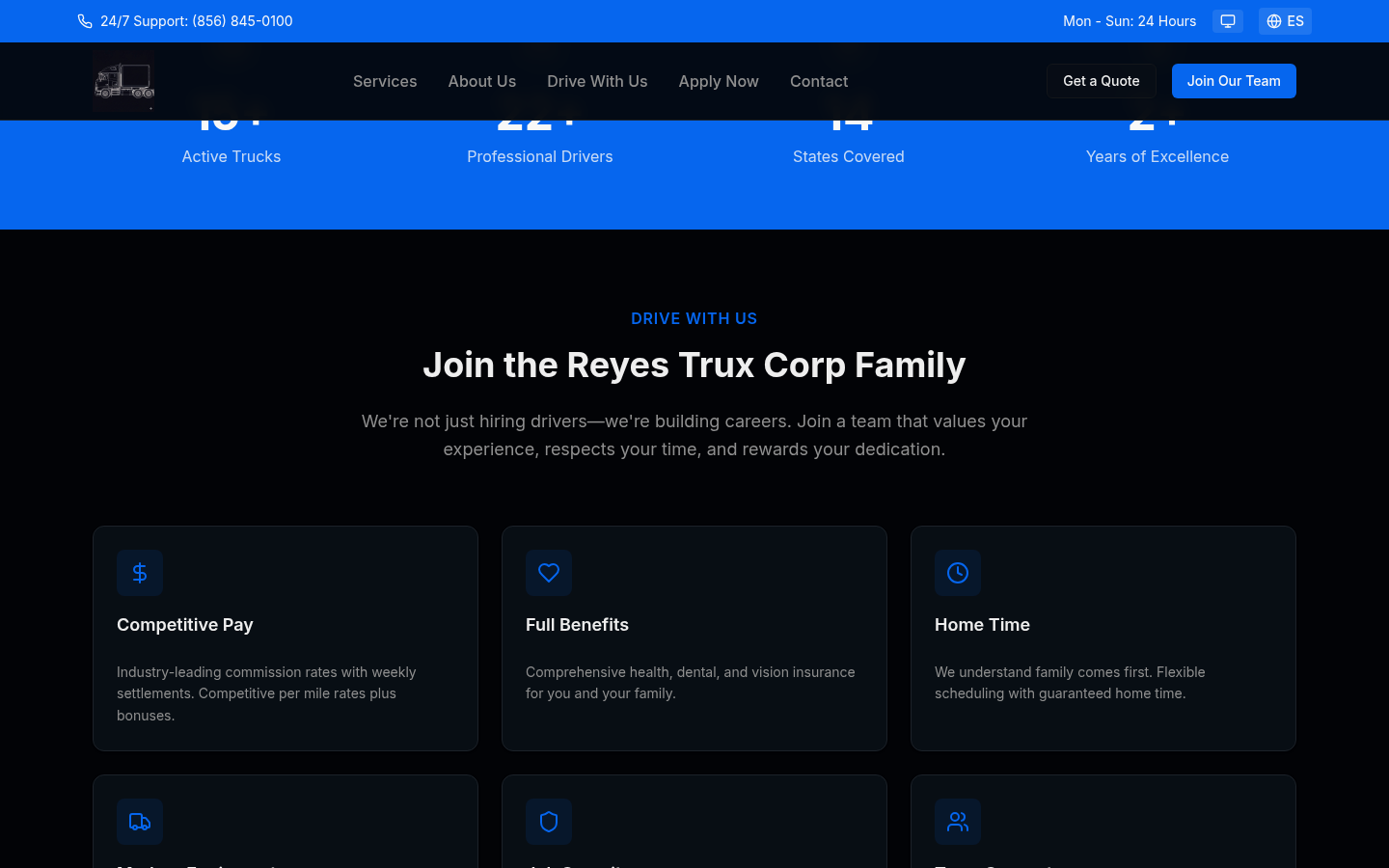 Reyes Trux — Flota